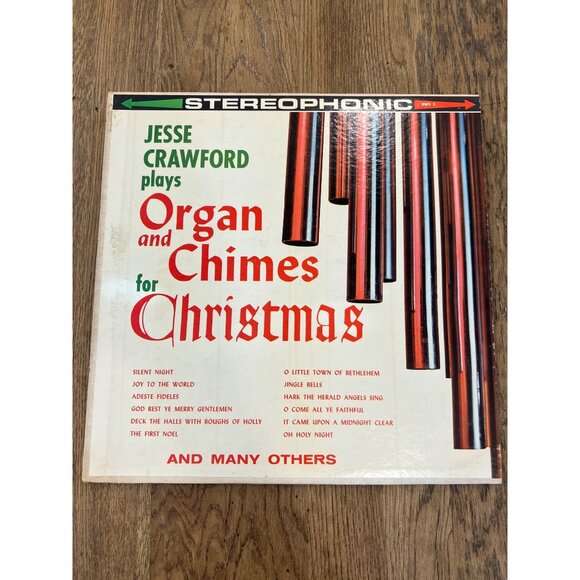Jesse Crawford Plays Organ & Chimes For Christmas Vinyl LP XMS-3 Stereo - Picture 1 of 6